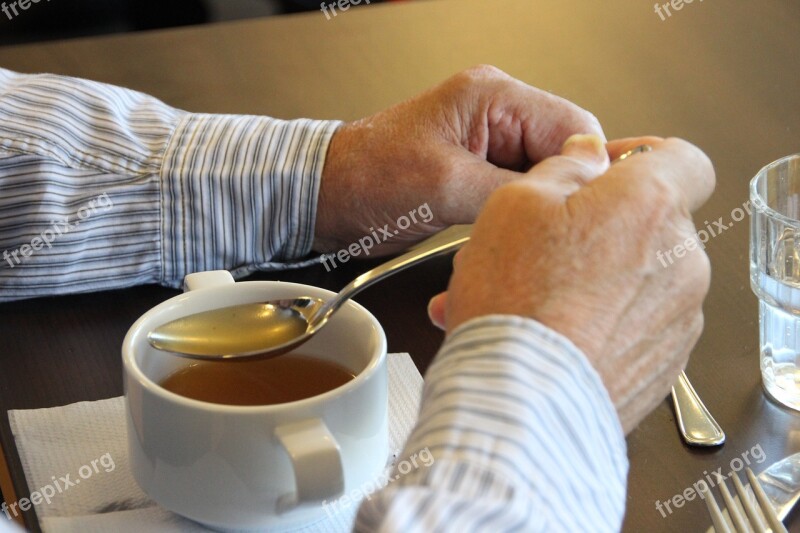 Soup Consommé Cup Eat Delicious Wedding Soup