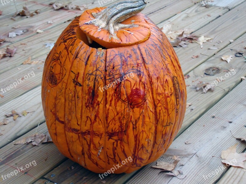 Pumpkin Halloween Decorated Arts And Crafts Activity