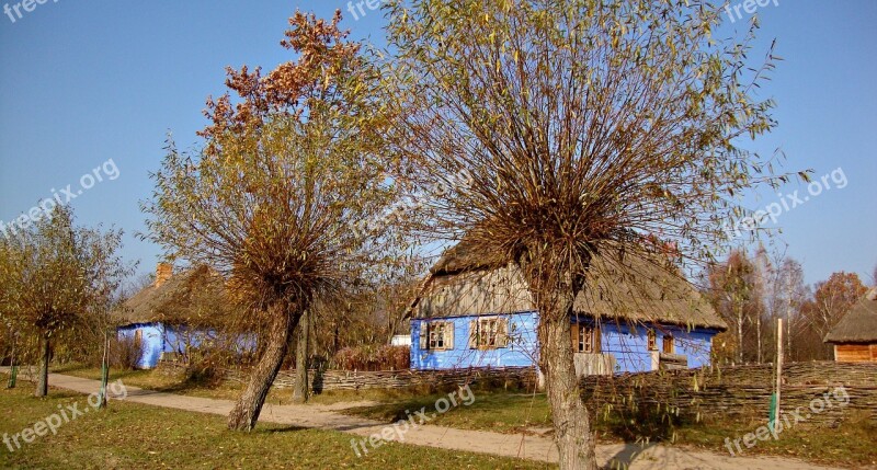 Sierpc Poland Open Air Museum Autumn Ethnography