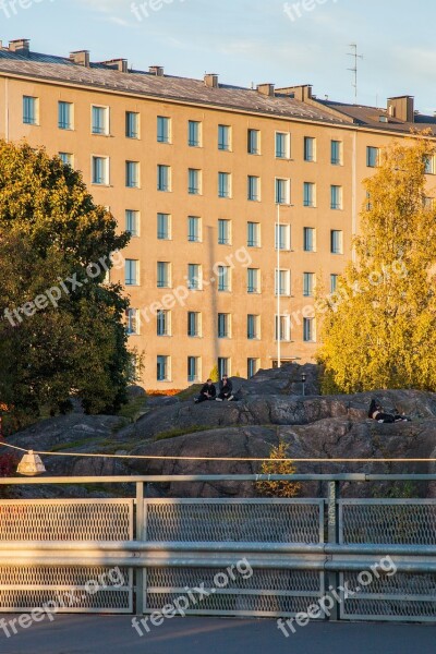 September Helsinki Finland Autumn Street