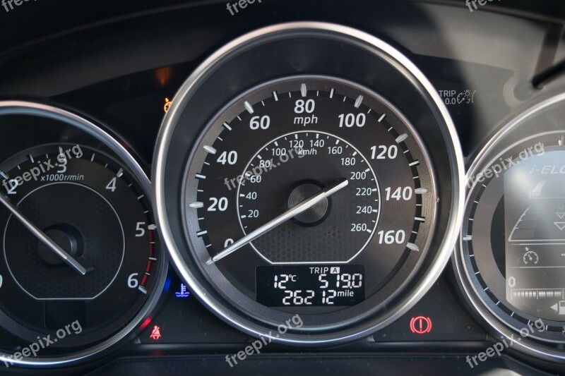 Car Dial Speed Indicator Vehicle