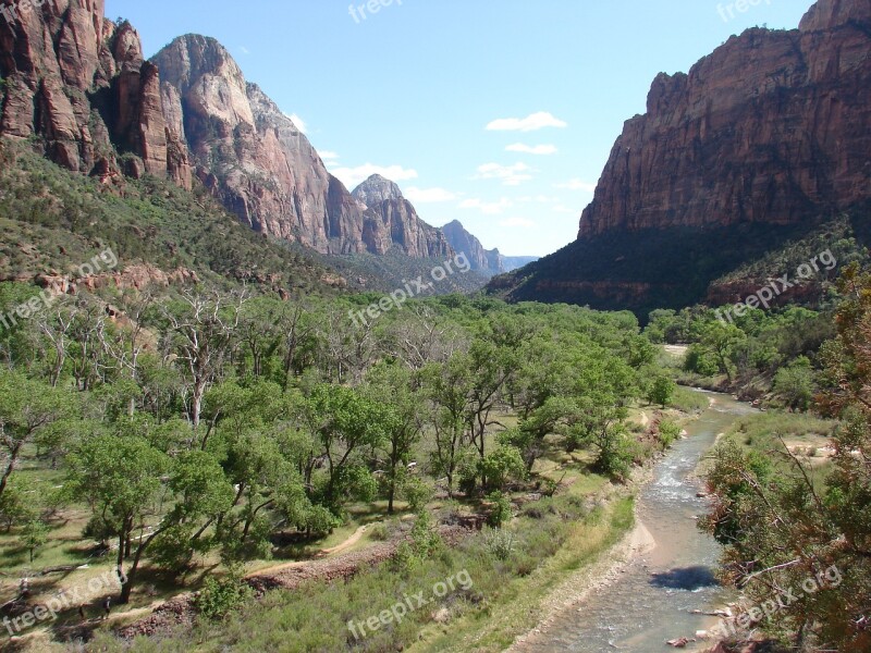 Usa National Park Zion Free Photos