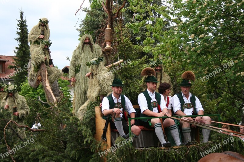 Costumes Customs Tradition Bavarian Bavaria