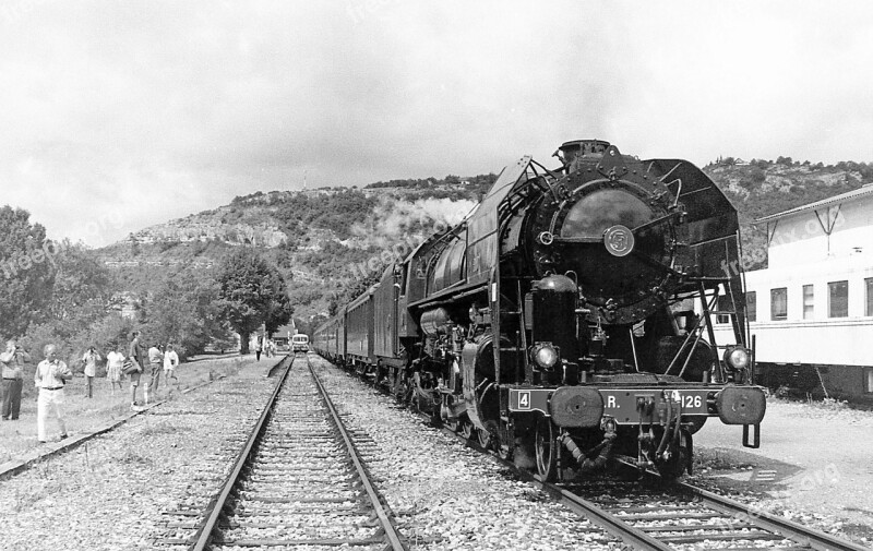 Locomotive Train Track Steam Railway