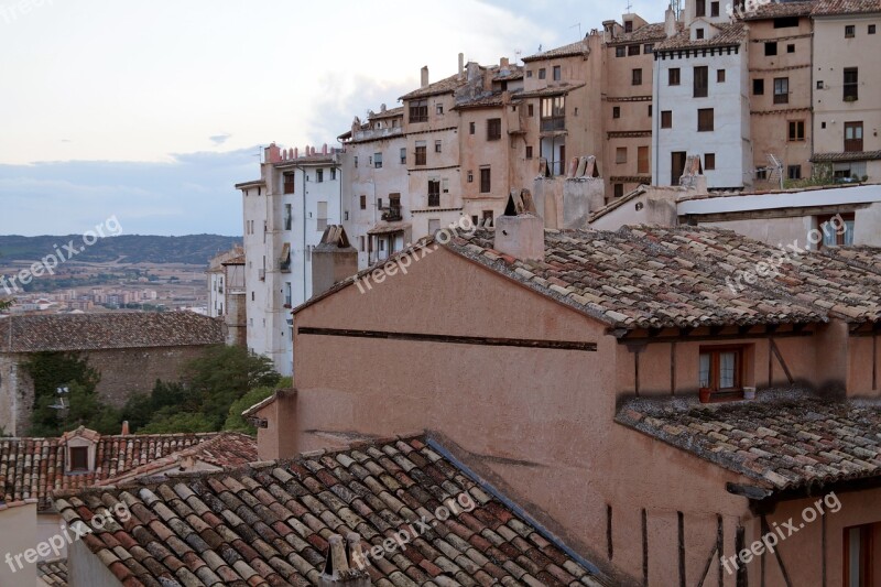 Roof Tile Roof Chimneys Sky Top