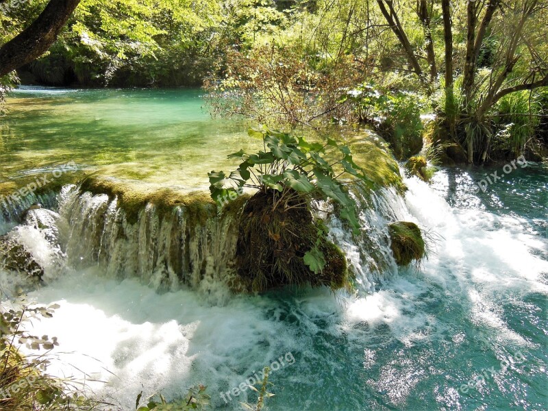 National Park Plitvice Lakes Water Free Photos