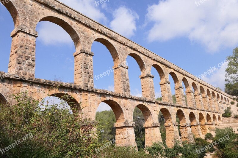 Aqueduct Of Tarragona Free Photos