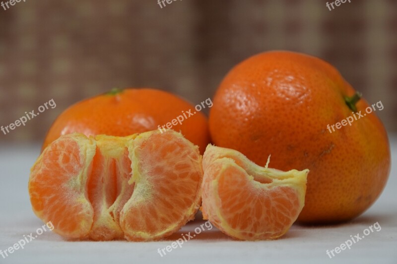 Food Sweet Healthy Clementines Tangerine