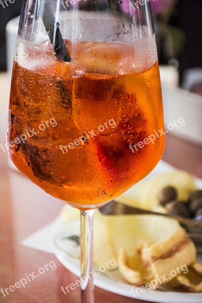 Drink Cocktail Alcoholic Alcohol Spritz