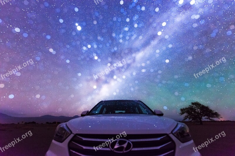 Star Stars Pictures The Milky Way Chile Hyundai Motor