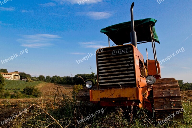 Tractor Fiat Agriculture Tracked Summer