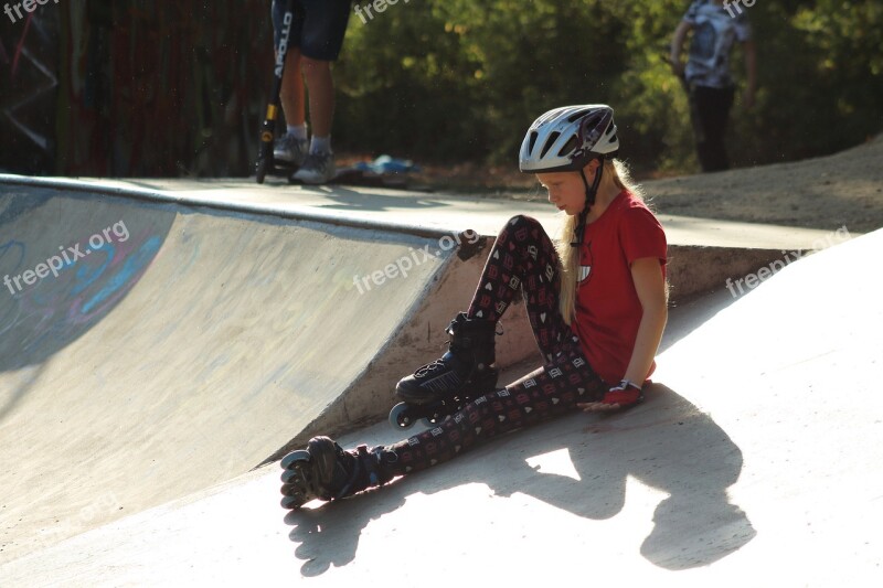 Skate Park Inline Skates Youth Children Fun