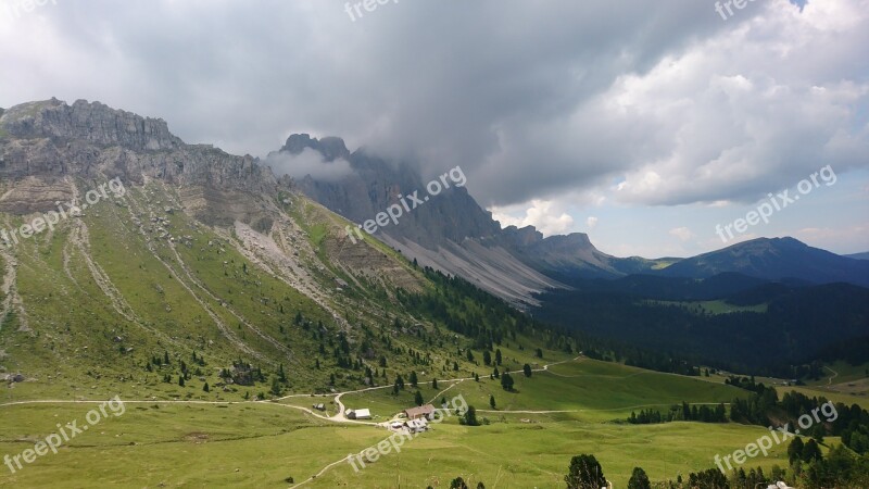 Mountains Dolomites Funes Italy Nature