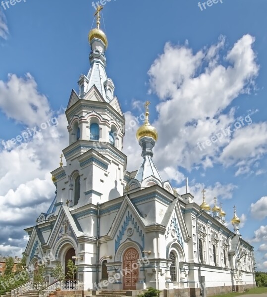 Latvia Daugavpils Boris And Gleb Cathedral Cathedral Church