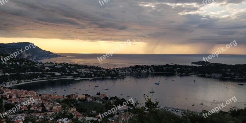 Rade Villefranche-sur-mer Sea Side Cote D'azur