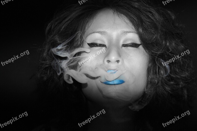 Face Smoke Sexy Sensual Smoker