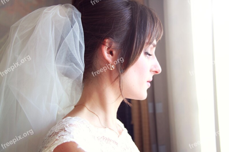 Wedding Morning Bride Thoughts Girl