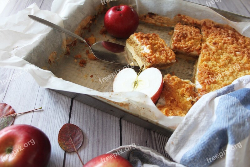 Apple Pie Kitchen Burning Cake Apples