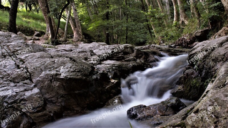 River Riera Natural Park Gualba Montseny