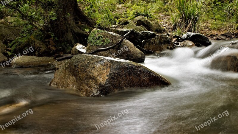 River Riera Natural Park Gualba Montseny