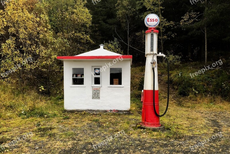 Petrol Stations Nostalgia Petrol Gas Pump Pump