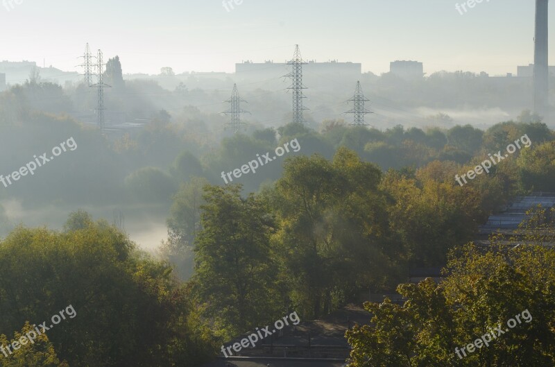 Morning Dawn Fog Autumn Lap