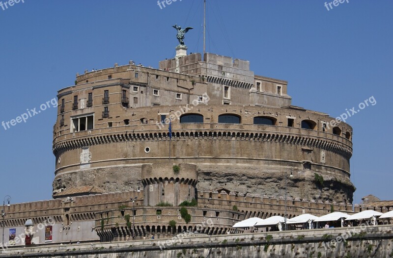 Castel Sant'angelo Rome Vatican Fortress Architecture