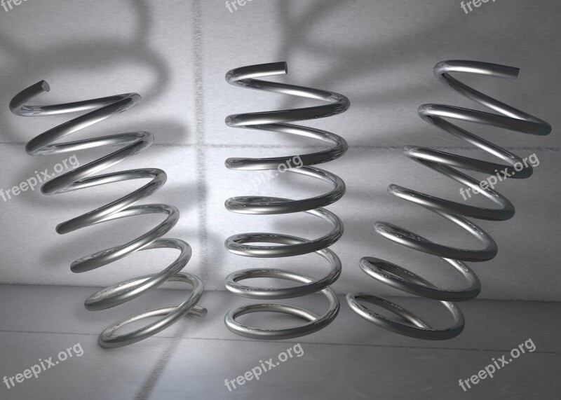 Spirals Background Metal Design Abstract