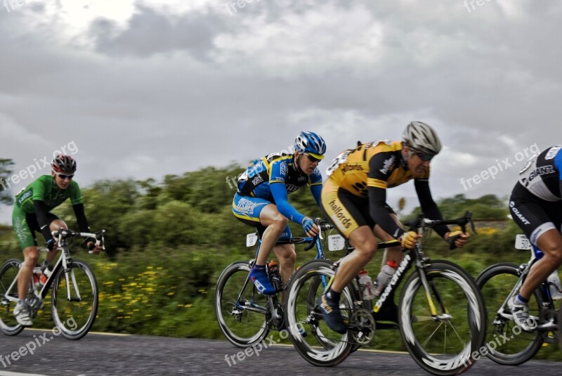 Cyclists Race Bike Cycling Cyclist