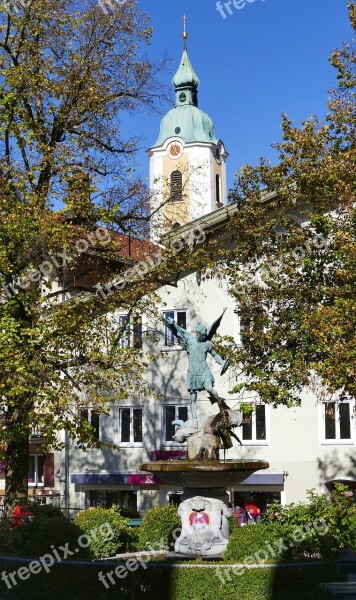 Miesbach Bavaria City Architecture Building