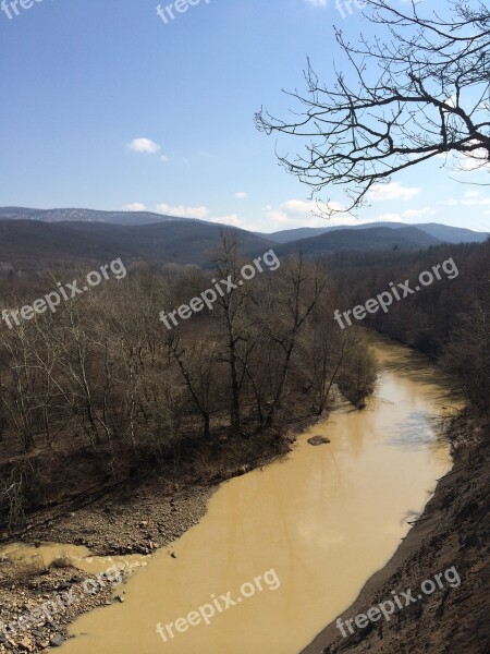 River Mountains Krasnodar Nature Rock