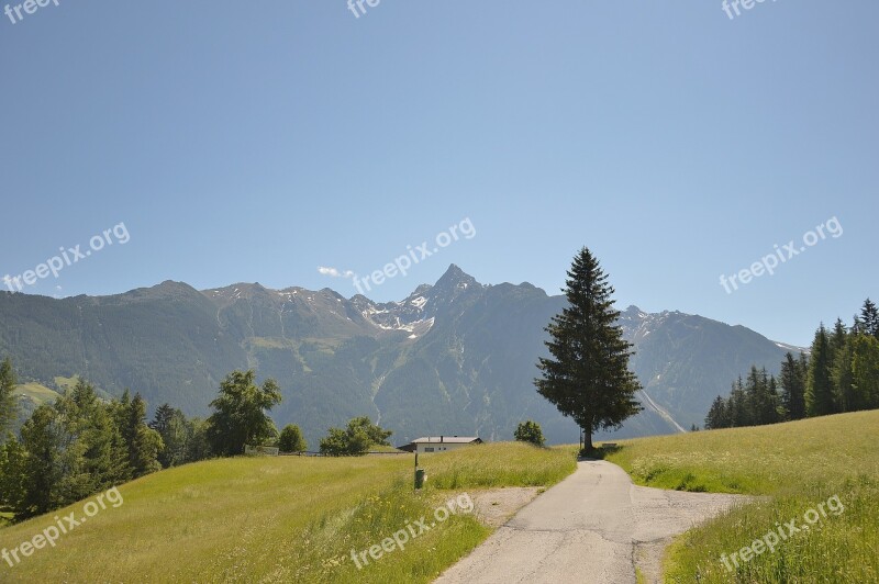 Haderlehn Sautens Oetztal Mountains View