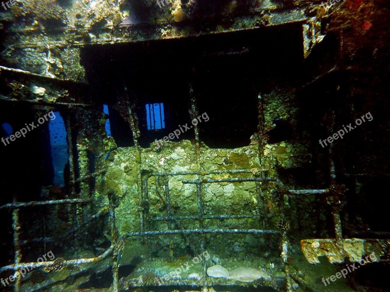 Wreck Diving Underwater Water Sea