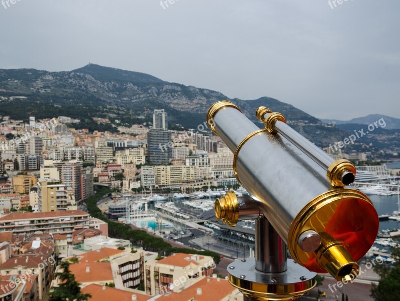 Monaco Port Yachts Mediterranean Ships