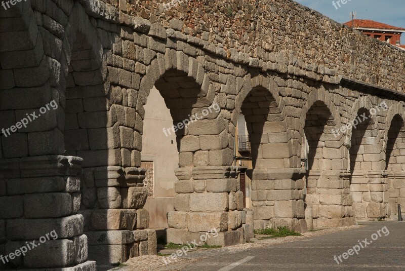 Spain Segovia Aqueduct Irrigation Romans