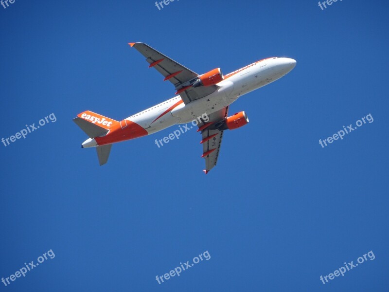 Aircraft Easy Jet Airline Sky Technology