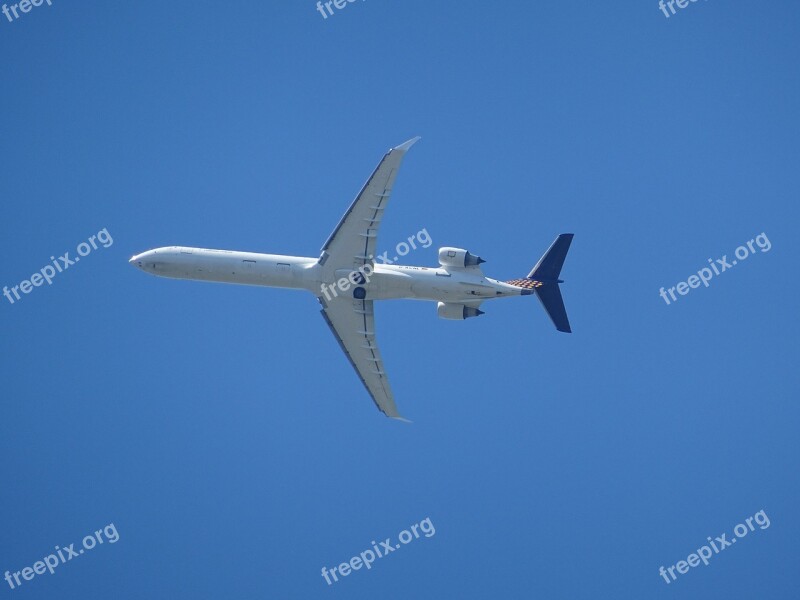 Aircraft Airliner Passenger Machine Engine Wing