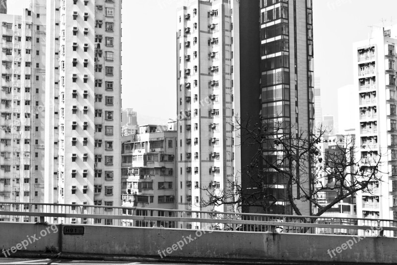 Infrastructure Skyscraper Hong Kong China Roof