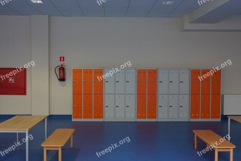 Cabinets School Corridor Free Photos