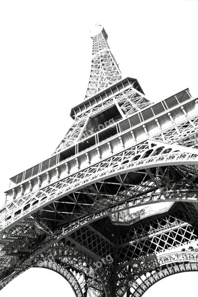 Eiffel Paris Tower City Iconic