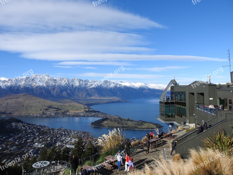 Lake Queenstown Sky Free Photos