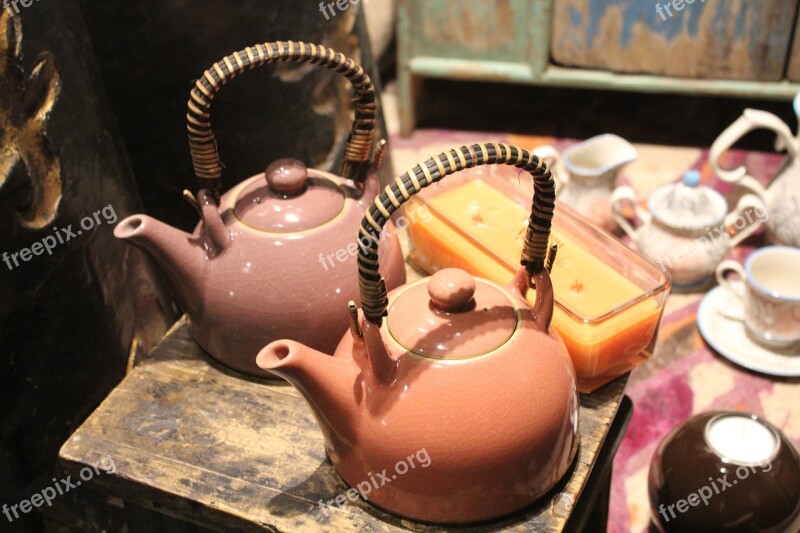 Teapot Tea Kettle Tea Set Free Photos