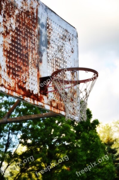 Basketball Hoop Urban Decay Net Decayed