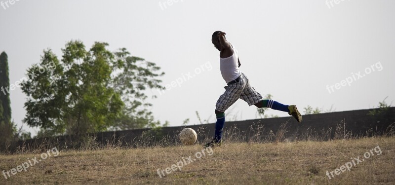 Football Player Ball Soccer Game