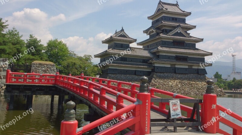 Japan Castle Matsumoto Castle Castle Of Japan Free Photos