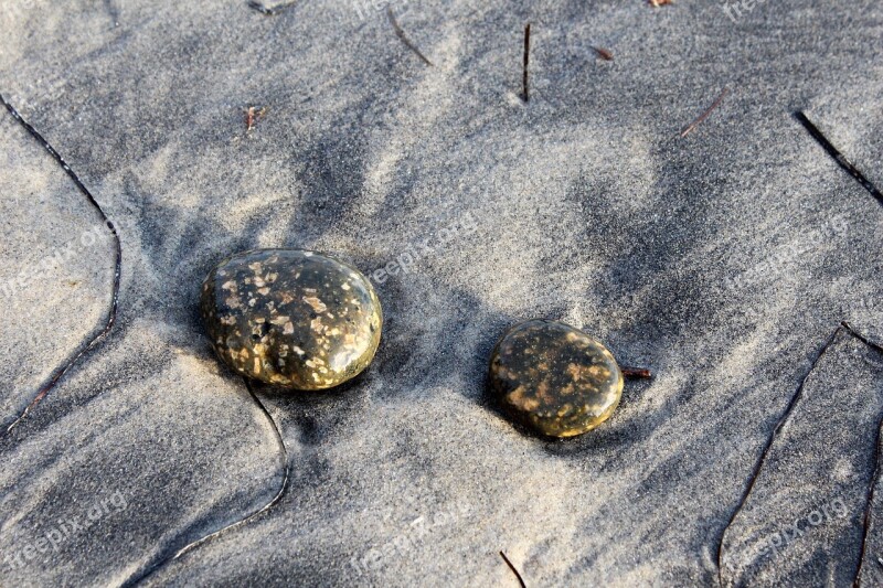 Stones Beach Sandy Beach Sand California