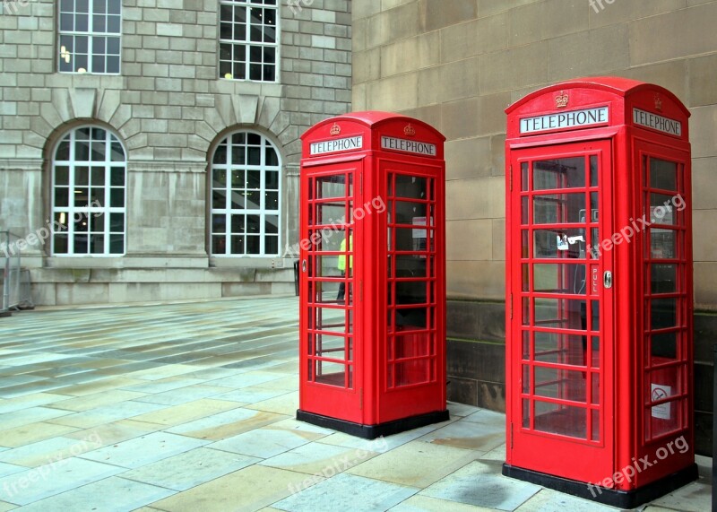 Phone England Red Booth Free Photos