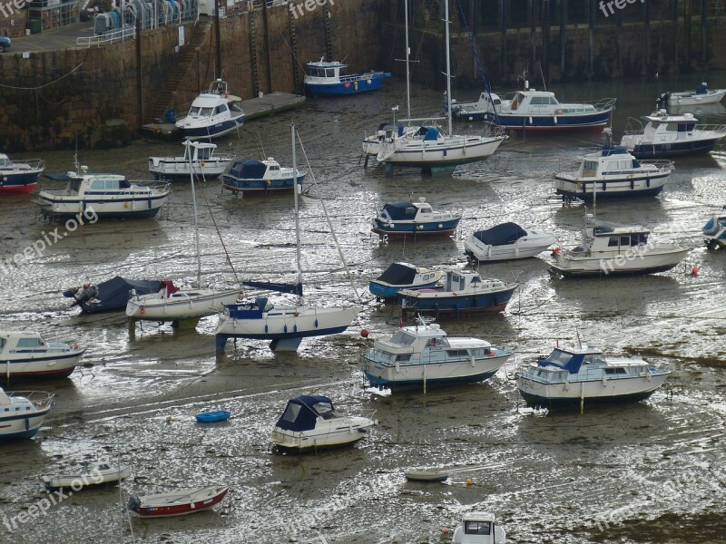 Jersey Orgueil Port Ships Island Of Jersey