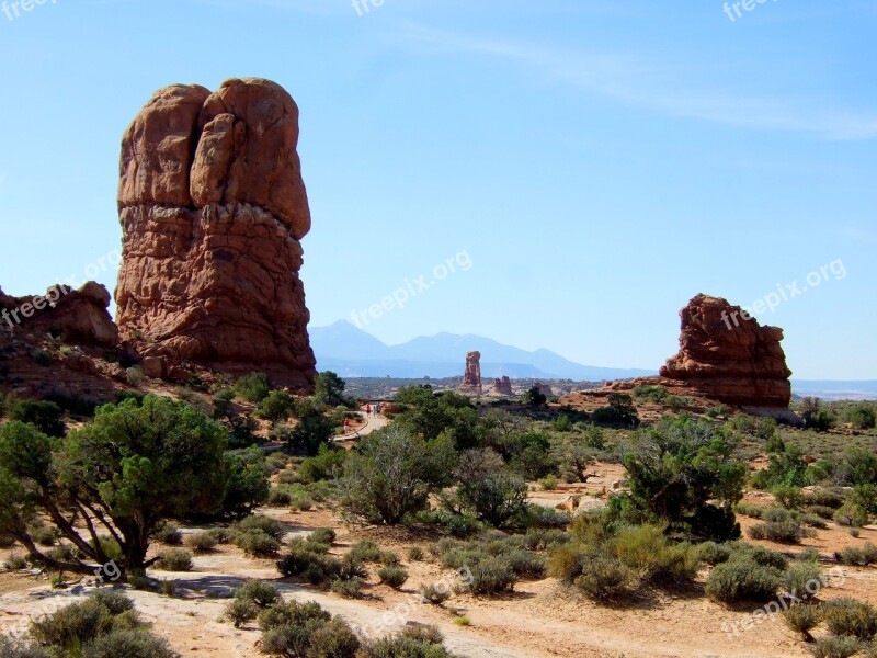 Arches National Park Desert Sand Usa Free Photos