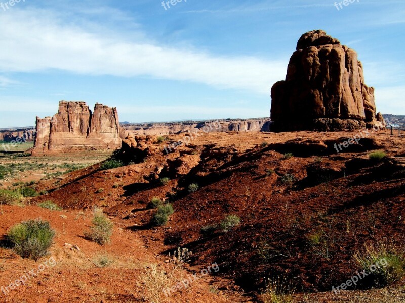 Arches National Park Desert Sand Usa Free Photos